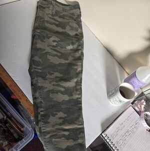 Camouflage 12 Womens Skinny Jeans Univerals Threads 32x26 High Rise